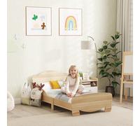 AIYAPLAY cama para niños cama juvenil cama de casa con diseño de oso cama de juego para 3-6 años