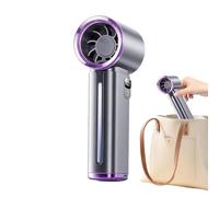 Ajuste de velocidad de mano del ventilador de nebulización | Pequeño ventilador de refrigeración para mujeres, viajeros, excursionistas, corredores, estadios, conciertos, camping