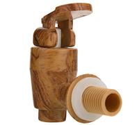 AKLOSIPY Barrica de Roble 1.5L, Barrica Vintage Hecha a Mano | Grifo de madera, probado a presión, ideal para whisky, brandy, tequila.