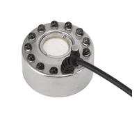 AKLOSIPY Colorido 12 LED Mist Maker Fogger para fuente, estanque, rocalla, humidificador de acuario con interfaz de alimentación fácil de CC 5 V
