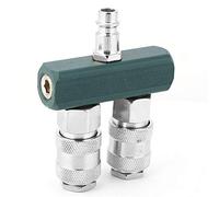 AKLOSIPY Conector rápido de 0.25 pulgadas, adaptador neumático de alto rendimiento para