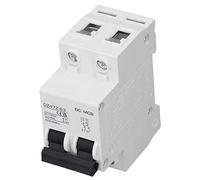 AKLOSIPY DC Circuit Breaker 2P 1000V 10A Magnético para Sobrecarga y Cortocircuito en Sistemas Solares y Eléctricos (16A)