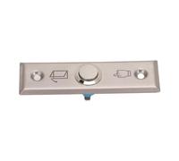 AKLOSIPY Prensa a salida de acero inoxidable - Cepillado 304 Acero inoxidable Puerta Control de Control de Acceso con Reinicio Automático, Clasificación IP65, 12-24 V, 66mm Montaje, para Oficinas