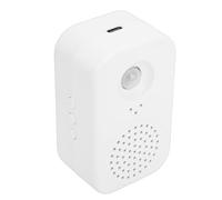 AKLOSIPY Timbre con sensor de movimiento PIR con indicación de voz | Batería de larga duración, detección de movimiento sensible, soporta autograbación, adecuado para tiendas, hogares