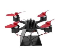 AKLOSIPY Ventilador de Estufa de Leña, Elegante Ventilador Térmico con Forma de Dron de Aleación de Aluminio para Decoración Acogedora de Sala de Estar y Oficina