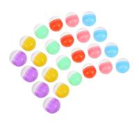 AKOOSY 50 Piezas Cápsulas de Juguete Redondas de Plástico 55mm Pp, Cápsulas de Chicles Vacías, Almacenamiento Creativo y Uso Multifuncional, Cumpleaños y Navidad
