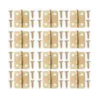 AKOOSY Bisagras de Hierro Vintage Paquete de 100 Unidades para Caja de Madera con Tornillos, Accesorios de Bricolaje Antirrust y Fáciles de Quitar para Uso