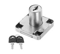 AKOOSY Cerradura de Seguridad para Armario y Vitrina de Acero Inoxidable con Superficie Lisa y Alta Resistencia a Deformaciones para Puertas y Cajones