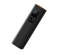 AKOOSY Compresor de Aire Pequeño DC 12v LCD Digital Negro | Bomba Eléctrica Portátil 0,2-150 Psi, 30 L/, Prevención de Sobreinflado y Almacenamiento Reducido