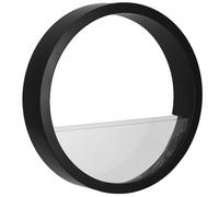 AKOOSY Jardinera Hidropónica Colgante de Pared para Plantas de Interior, Maceta Redonda de PP Diseño Minimalista y Soporte para Ambientes Pequeños