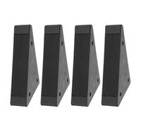 AKOOSY Patas para Sofá de Madera Maciza en Forma de L, 4 Piezas, 5cm de Alto y 15cm de Ancho, Base Ancha para Distribución de Peso, Repuesto Adecuado para Muebles y Sofás
