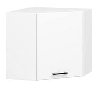 AKORD | Armario de Pared de Cocina - Oliwia W60 | 2 estantes y 2 Puertas de Armario de Cocina | Modular | Muebles de Cocina Armarios | Laminado de aglomerado | Blanco