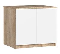 AKORD | Módulo Superior de Armario | Aumenta la Capacidad | 2 Estantes y 2 Puertas | Resistente | Fácil de Montar | 60x51x55 cm | Wengé