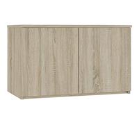 AKORD | Módulo Superior de Armario | Aumenta la Capacidad | Armario de 2 Estantes y 2 Puertas | Resistente | Fácil de Montar | 90x51x55 cm | Roble Sonoma