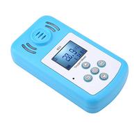 Akozon 803 Detector de Fugas de Gas Oxígeno con Pantalla Digital Azul, Detector Portátil de para Monitoreo Continuo de la Concentración de Oxígeno, con Alarmas de Sonido, Luz y