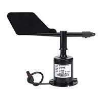 Akozon Anemómetro Transductor Transmisor de Viento de 360 grados para Salida de 0 10 V de Alta Precisión con Cable de Conexión de 0,7 M, Material de PC Resistente a la Intemperie para Uso en (Par