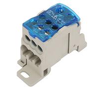 Akozon Bloque de Distribución de Energía DIN - Distribución de Bloques de Terminales DIN Conector de Cable Eléctrico Unión de Alimentación - de de Terminales