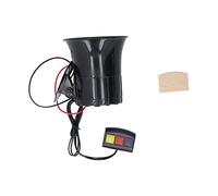Akozon Bocina de sirena para coche, 3 tonos, 105 dB, 12 V, 30 W, de alarma para coche, moto, ciclomotor