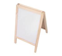 Akozon Caballete para Niños de Doble Cara Caballete de Arte de Madera de 25 X 40 Cm con Pizarra Blanca Magnética Espacio de Pintura Grande Juguete Educativo para Niños Pequeños a Partir de 3 Años