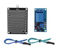 Akozon Control de relé del Módulo del Sensor de Detección de Gotas de Agua de Lluvia de 12 V