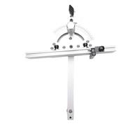 Akozon Escuadra de Inglete para Sierra de Mesa, Ángulo 250mm | aleación de aluminio, cortes precisos, compatible con ranuras T y no T