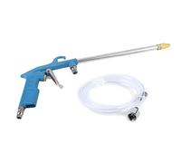 Akozon Herramienta de Limpieza Neumática Pistola de Plumero de Aire Entrada de 1/4 de Pulgada con Barril de Acero Inoxidable de Plástico para Eliminación de Polvo del Motor de