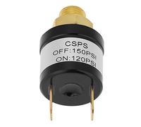 Akozon Interruptor de Presión NPT de 1/8" 120-150 PSI, Interruptor de Control de Presión de Metal Resistente para Uso Industrial y Doméstico, Pieza de Repuesto