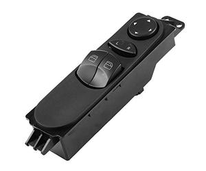 Akozon Interruptor Principal de la Ventana, Botón del Elevalunas Eléctrico del Lado del Conductor Automático Control del Elevalunas Eléctrico del Coche para Sprinter W906 A9065451213