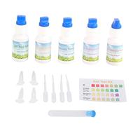 Akozon Kit de Test de Suelo para Agricultura y Jardinería - Solución Líquida para Medición de PH, Nitrógeno, Fósforo y Potasio - Consigue los Mejores Resultados en Tus Cultivos