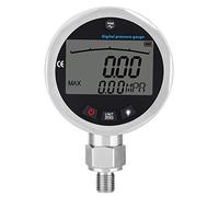 Akozon Manómetro Digital Probador de Manómetro Hidráulico Presión Hidráulica Digital Medidor 400BAR 0-40Mpa 10000PSI con conector G1 / 4