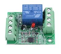 Akozon Módulo de control de relé interruptor biestable de circuito Relé biestable 12V biestable de un solo canal de CC de 12V