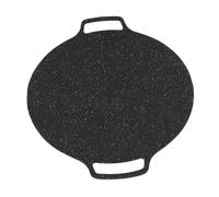 Akozon Sartén Coreana Antiadherente para Barbacoa Redonda de 15 Pulgadas para Cocinar en Interiores y Exteriores, Revestimiento de PFOA de 6 Capas, Aluminio Fundido, Distribución Uniforme del Calor
