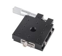 Akozon SEMX80 AS - Micrómetro lineal manual (80 x 80 mm, x rollo de mesa deslizante lineal para equipos y posicionamiento mecánico