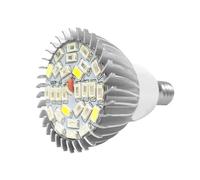 Akozon Tira de Luz Led de Crecimiento, Bombilla de Lámpara de Crecimiento para Flor Groeilamp E14 Plant 85V 265V E14 28W Full Spectrum Led Grow Light (E14)