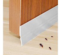 Akozon Tira de Sellado Autoadhesiva para Puertas y Ventanas de 45 Mm X 5 M, Burlete de Caucho de Silicona para Prueba de Viento, Cinta Aislante Semitransparente para Gabinetes Domésticos (WHITE)