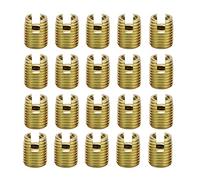 Akozon Tornillo Inserto Inserciones de Rosca Autorroscantes, 20Pcs 302 Tornillo de acero al carbono Reparación de accesorios(Inner M12*1.75 Outer M16*1.5)