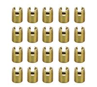 Akozon Tornillo Inserto Inserciones de Rosca Autorroscantes, 20Pcs 302 Tornillo de acero al carbono Reparación de accesorios( Inner M2*0.4 Outer M4.5 * 0.5)
