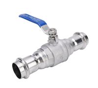 Akozon Válvula de Presión de 1-1/4 Pulgadas, Acero Inoxidable 304, Paso | Válvula industrial de gas y petróleo, conexión engarzada, diseño a prueba de agua, construcción metálica, compatible con