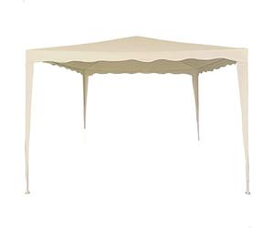 AKTIVE 61023 - Carpa Desmontable 300x300x240 Crema, Toldos Exterior terraza, terraza, Playa o Camping, Pérgolas de jardín, Cenador fácil de Montar