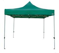 Aktive Carpa plegable altura ajustable 3x3 H2,2/3,2 m Verde Talla única