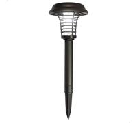AKTIVE 61564, Baliza de jardín solares Led Antimosquitos 2 en 1, Luz mata mosquitos, Estaca solar led, Luz continua entre 6 y 8 horas, Impermeable, farolas estacas solares, luces solares led exterior
