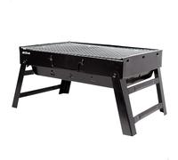Barbacoa Portátil Aktive a carbón, medidas 50x30x23cm, portátil y plegable con asa de transporte
