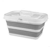Aktive Cesta plegable rectangular multiusos 15 litros c/tapa y cierre de seguridad