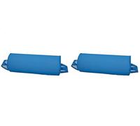 AKTIVE cojin Silla Playa 35x14x5cm - Textileno Azul (Paquete de 2)