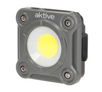 Aktive Foco LED exterior 61569 – 1 LED, 1000 lm, 3 posiciones, IP44, con cargador USB