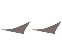 Aktive Garden 53906 - Toldo Vela Gris Oscuro 360 x 360 x 360 cm (Paquete de 2)
