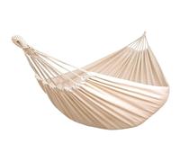 Aktive Hamaca colgante ultrarresistente 220 x 162 cm Peso máx. 200 kg 1 persona Beige