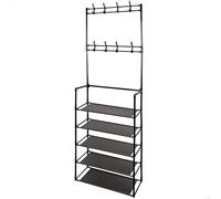 Aktive Armario abierto MAX Home (18813) 60x25x173 cm, 5 baldas, 16 perchas, peso máx 14 kg