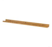 AKTIVE MAX Home Estante de Pared 120 cm, Soporta 5 kg, Efecto Roble, Sequoia, Balda Madera, Soporte Invisible, Borde Frontal, Decorativa, Salón, Comedor, Oficina, Estudio, Baño (18495)