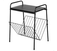Aktive Mesa auxiliar AKTIVE MAX (18506) 36x29x46 cm, revistero metal, peso máx. 5 kg, negra
